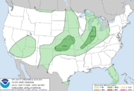 Day 1 Convective Outlook graphic and text