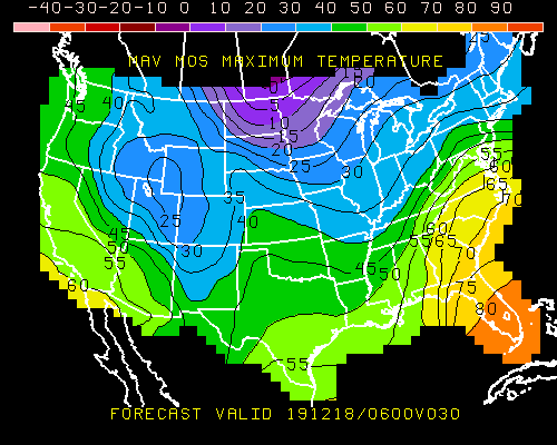 GFS MOS short rang viewer link 